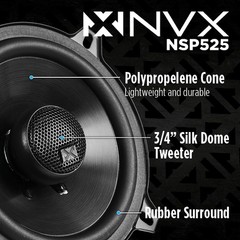NVX N-Series Speaker Upgrade Kit for 1999-2006 GMC Sierra