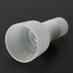 100 PCS PACK 12-10 Gauge Transparent Closed End Crimp Cap CAPS Wire UL Approved