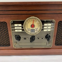 Victrola VTA-200B 6-in-1 Bluetooth Turntable Record Player CD Radio AUX – Works