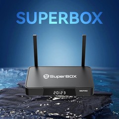 SuperBox S6 Pro 2025 Android 12 TV Box | WiFi 6 | Free No-Subscription Streaming