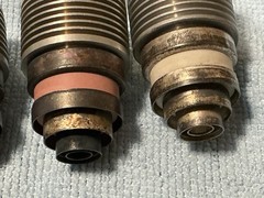 4 Metcom ITT JAN-6884 Tubes Beam Power YL-1100 VINTAGE UHF MILITARY radar TESTED