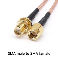 1Pcs RG316 SMA Male to SMA Female Lot RF Coax Jumper Pigtail Extension Cable