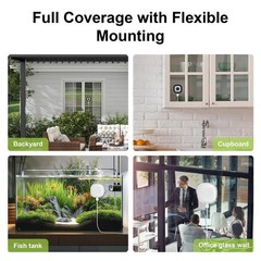 Tuya 2K Window Camera 2.4GHz & 5GHz WiFi Indoor Cameras for Home Security