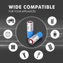 Voniko Alkaline Battery 23A – Ultra 23A Batteries (6-Pack) – Long Lasting 12 Vol