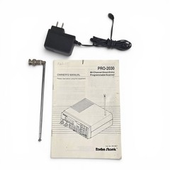 Radio Shack PRO-2030 Hyperscan 80 Channel Programmable Scanner 20-407 Manual AC