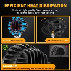 Auxbeam 4Inch 100W Round Offroad Lights White DRL 10000LM LED Driving Light Pods