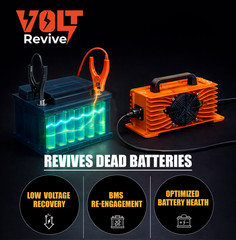 LithiumLogic™ 12V 50A LiFePO4 Charger with SB50 Anderson Plug & Accessory Wires