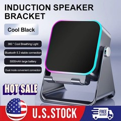 NEW Wireless Induction Speaker 5-in-1 Bluetooth Speaker With Phone Stand USA