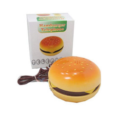 Cute Hamburger Shape Cheeseburger Burger Phone Telephone Desktop Home Decor Gift