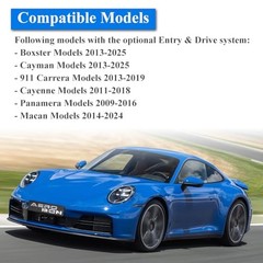 Painted Ignition Switch Compatible with Porsche Macan, Modern Agate Grey