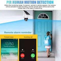 2Pack Solar Security Cameras System Wireless Outdoor Battery Powered WiFi Camera