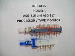 Push Button Switch Repair Kit for Pioneer RG-2, RG-9, Processor / Tape Monitor