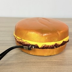 1970s Vintage Cheeseburger Novelty AM Transistor Radio 9V Incl. Hong Kong Works!