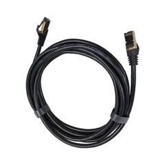 CAT8 Ethernet Cable Super Speed 40Gbps LAN 3ft 6ft 10ft 25ft Black Gold