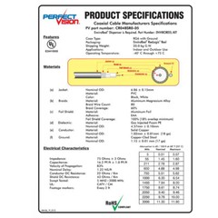 DirecTV EnviroReel CR04BSR0-05 Black 1000 ft RG6 Solid Copper Coaxial Cable