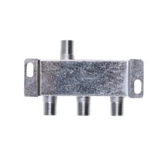 3-Way TV Coaxial Cable Splitter 5-2300 MHz for RG6 RG59 Antenna HDTV Satellite