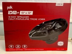 Polk Audio DB692 DB+ Series 6″x9″ 450 Watts Marine Certified 3-way Speakers NEW