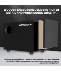 Wemeweme Computer Speakers, PC Speakers Subwoofer Desktop Laptop Monitor Gaming