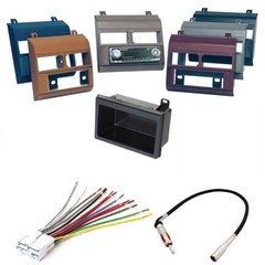 Complete New Car Stereo Installation Dash Kit for Chevy, GMC Models Listed Below