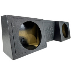 Regular Cab / Single Cab 12″ Dual Sub Box Subwoofer Enclosure Gm Ford Dodge