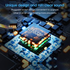 Mini Stereo Line Level Amp/Booster with 20db Gain HIFI Home Audio Pre-Amplifier