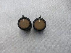 Original VINTAGE JBL L200 Cast Aluminum Crossover Knobs PAIR