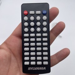 Sylvania SDVD9020C Red Portable DVD Player Swivel Screen With Remote