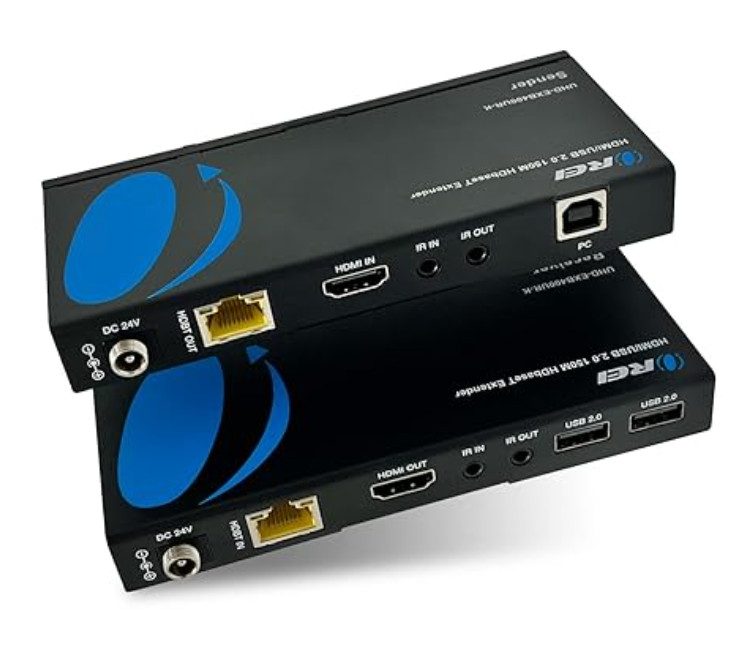 OREI 4K HDMI/USB2.0 150M Extender HDBaseT over Single CAT5e/CAT6A cable