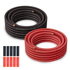 10 Gauge Automotive Wire 25FT Red Black 10AWG CCA Power Ground Cable