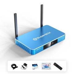 SuperBox S6 Max TV BOXNew Choice for Home Playback Authorized Dealer FedEx 2 Day
