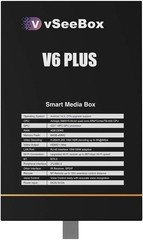 vSeeBox V6 Plus 2026 Android Media Device Super Box Crusher! Same Day Shipping