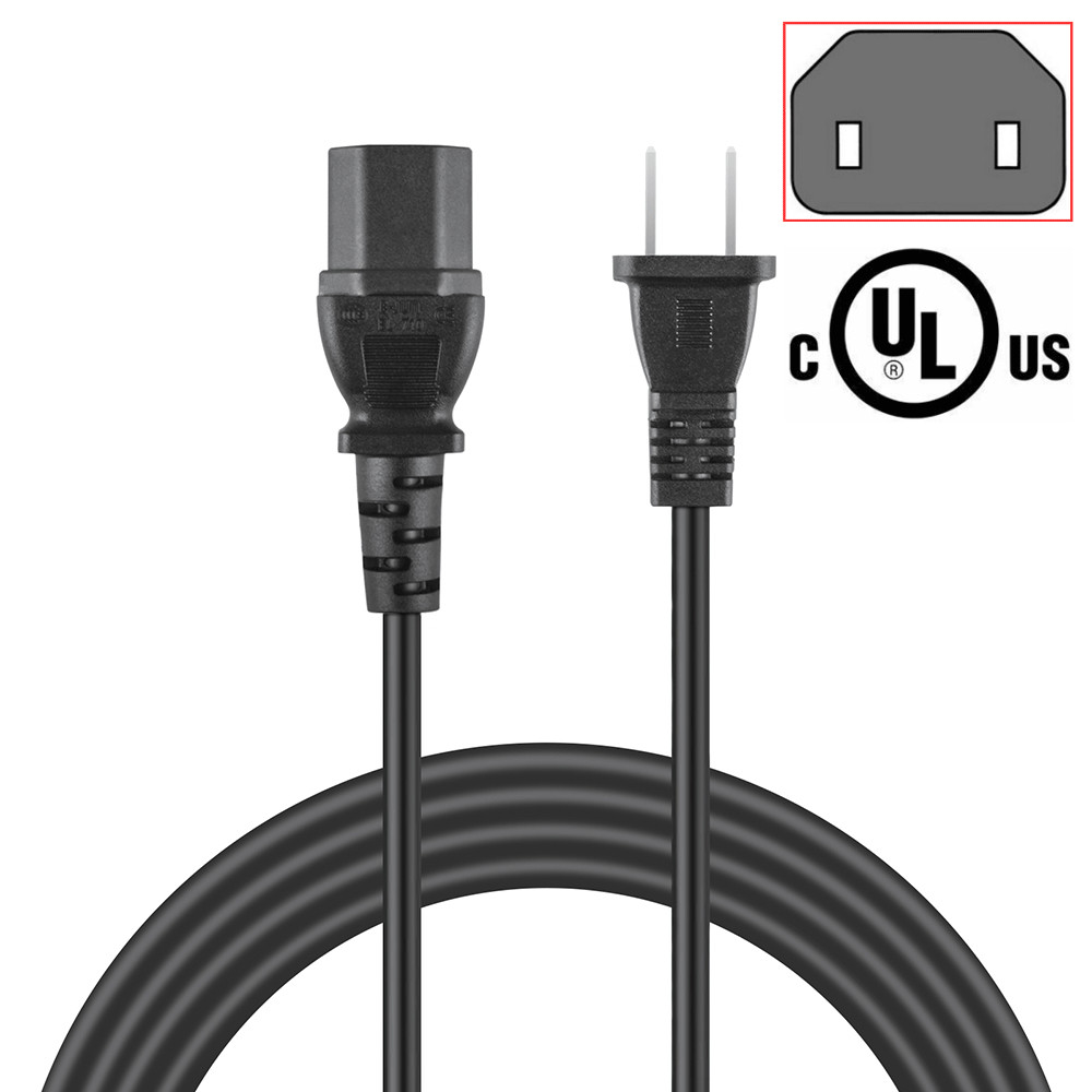 UL 2-Prong AC Power Cord Cable Lead for Marantz NA7004 SA8004 PM8004 PM5004