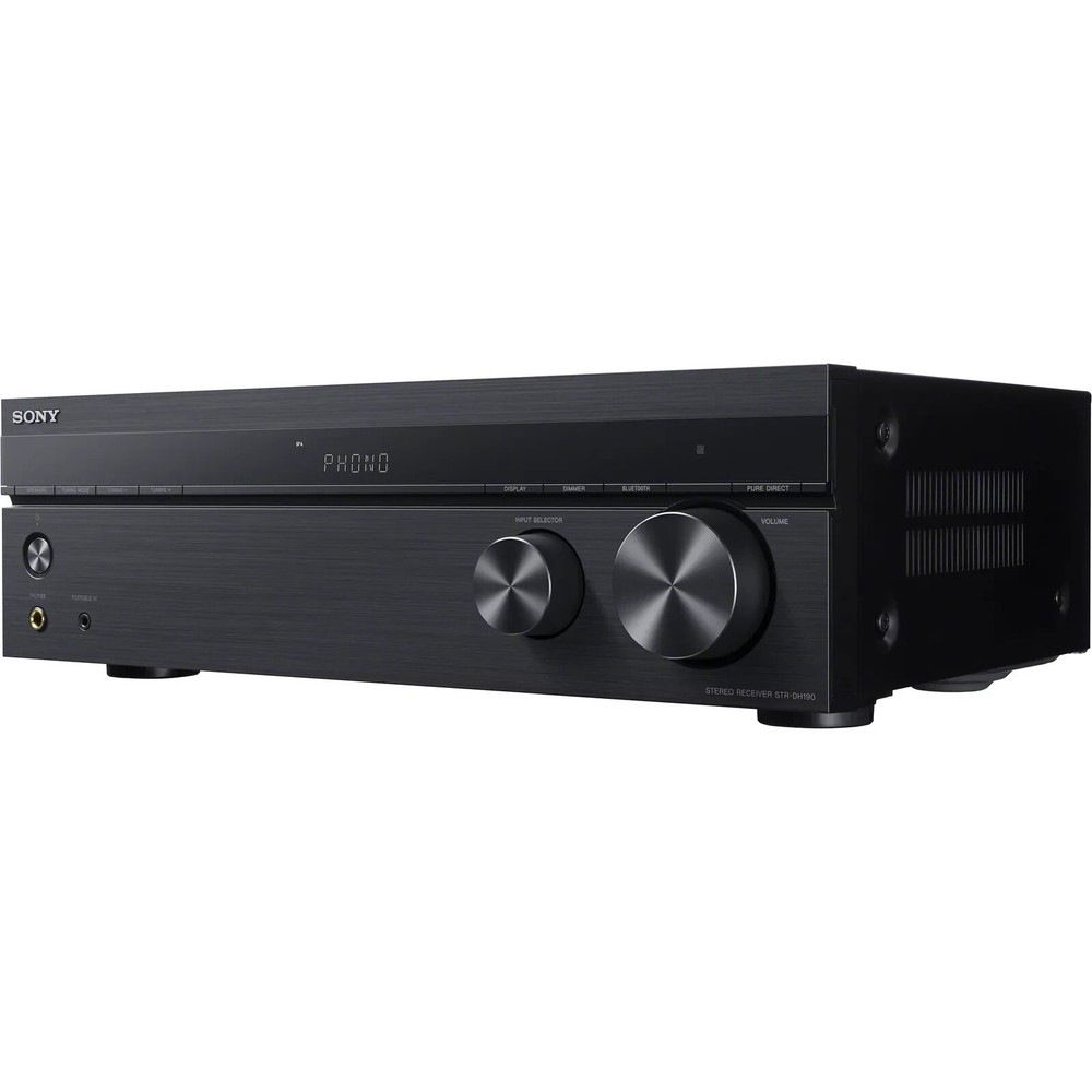 Sony 2-Channel Stereo Receiver with Bluetooth Phono & Aux Input – STR-DH190
