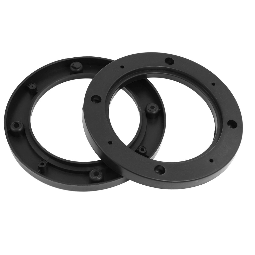 uxcell Pair Universal 4″ Car Speaker Spacer Adapter Bracket Holder Black