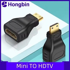 Mini HDMI Male to HDMI Female Adapter 1080P 2K 4K Converter US