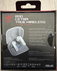 ASUS ROG Cetra True Wireless ANC Low Latency Gaming Earbuds BT USB-C Gray
