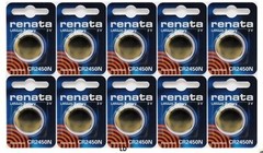 CR2450N RENATA WATCH BATTERIES 2450 (1 piece) New packaging Authorized Seller
