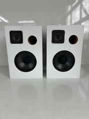 Bose Model 21 Main / Stereo Speaker White Custom Wood Cabinet Made In USA
