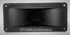 Pair 2″ x 5″ inch Flush Mount Super Horn Tweeter Speakers Car Audio Home Stereo