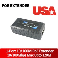 1 Port POE Extender 10/100Mbps with IEEE 802.3Af Standard Input / Output for I