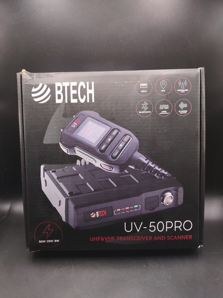 BTECH UV-50PRO 50W Dual Band Mobile Ham Radio