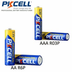 (Combo 24) AA & AAA Batteries R03P R6P UM3 UM4 1.5V Carbon-Zinc for Tree Lights