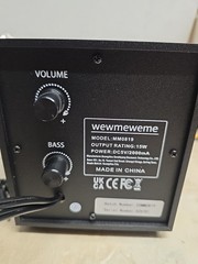 Wemeweme Computer Speakers, PC Speakers Subwoofer Desktop Laptop Monitor Gaming