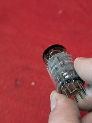 1 RCA 7AU7 Vacuum Tube. Manufactured in U.S.A. New Old Stock, Tested and Good