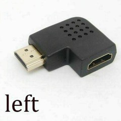 90 Degree Left/Right Angle Port Male To Female HDMI Adapter Connector HDTV LOT