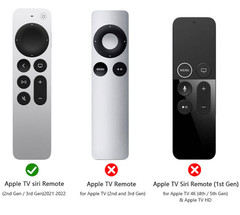 Silicone Protective Case for Apple TV 4K Siri Remote 6th/7th Gen
