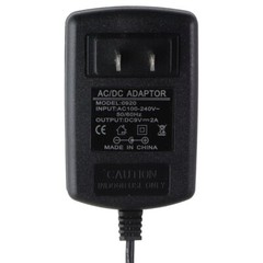 9V/2A AC/DC Power Adapter Wall Charger – Black (0920)
