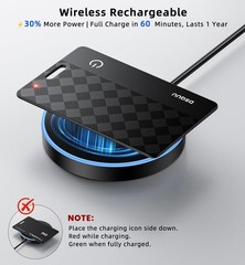 Wallet Tracker, MFi Certified for IOS, Ultra-Thin IP68 Anti-Loss Locator for iOS