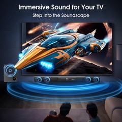 Barra De Sonido Con Subwoofer 240W 35 Pulgadas Desmontable Bluetooth En Oferta