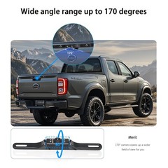 4.3″Car Rear View Mirror Monitor with No1 Bracket Backup Camera License Plate US